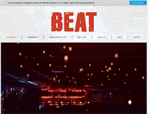 Tablet Screenshot of beat-london.com